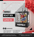 Vanza Beast Box Fruity Disposable Vape - lychee ice