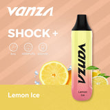 Vanza Shock+ Rechargeable Disposable Vape Lemon Ice